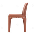 Cadeiras de jantar modernas com couro integral